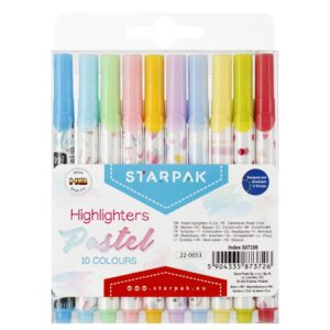 ZAKRESLACZ 10KOL PASTEL STK ETUI 12/1
