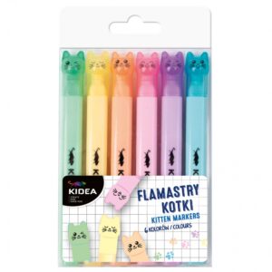 ZAKRESLACZ 6KOL KOTKI DERF KIDEA ETUI
