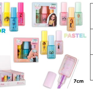 ZAKRESLACZ MINI 3KOL PAST/FLUO LAKIER
