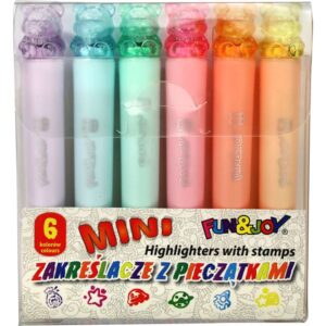 ZAKRESLACZ MINI 6KOL STEMPLE ETUI PLA